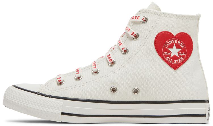 Converse Chuck Taylor All Star High GS Embroidered Hearts