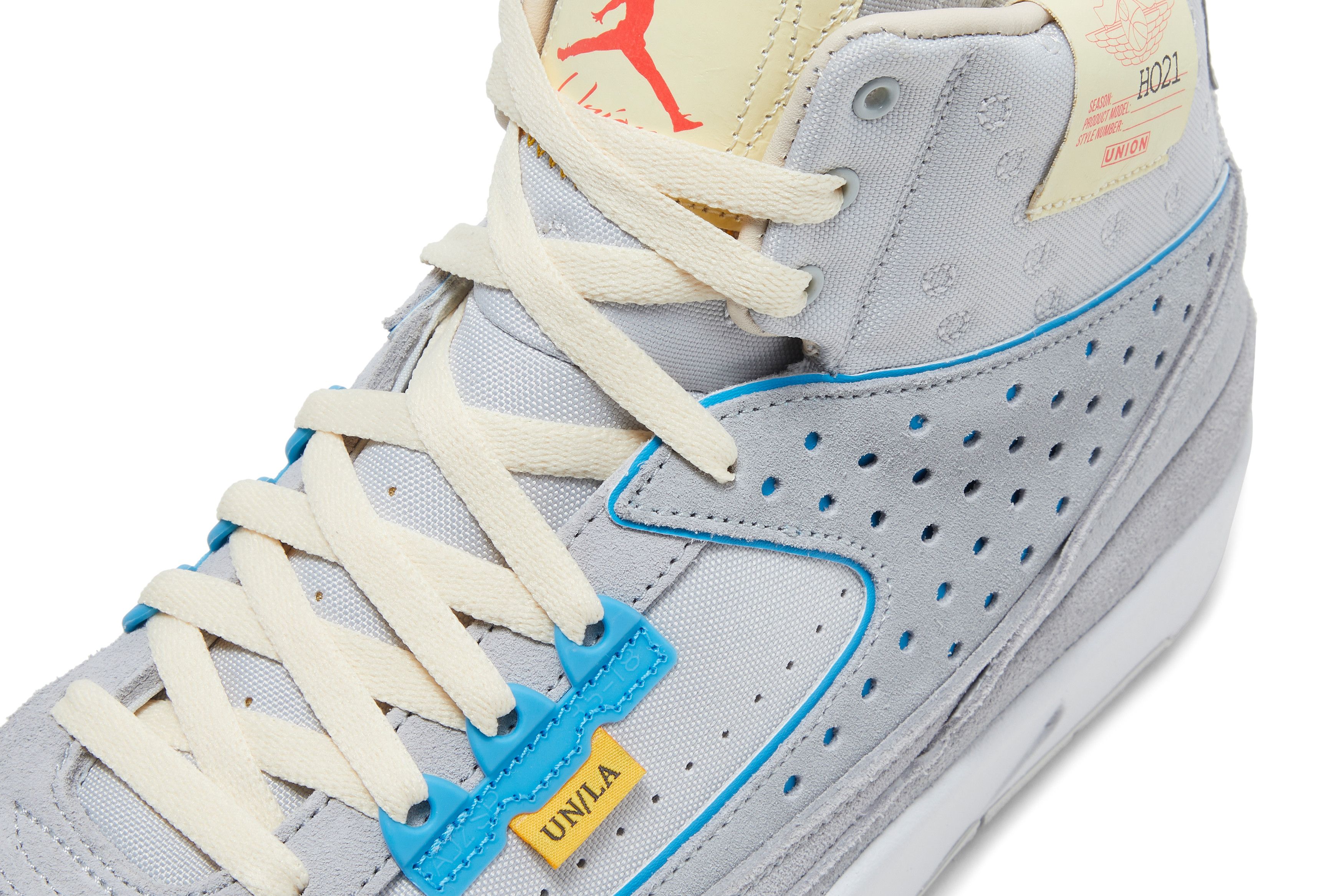 Size 10.0 Union LA x Air Jordan 2 Retro SP 'Grey Fog'