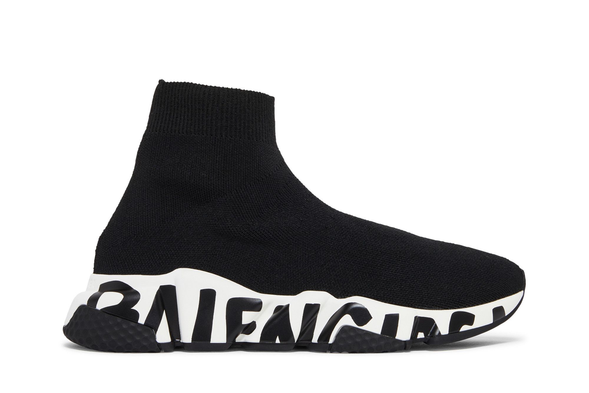 Balenciaga SPEED GRAFFITI スニーカー 605942 W2DB7 1015- Buy Balenciaga Wmns Speed Sneaker 'Midsole Graffiti - Black