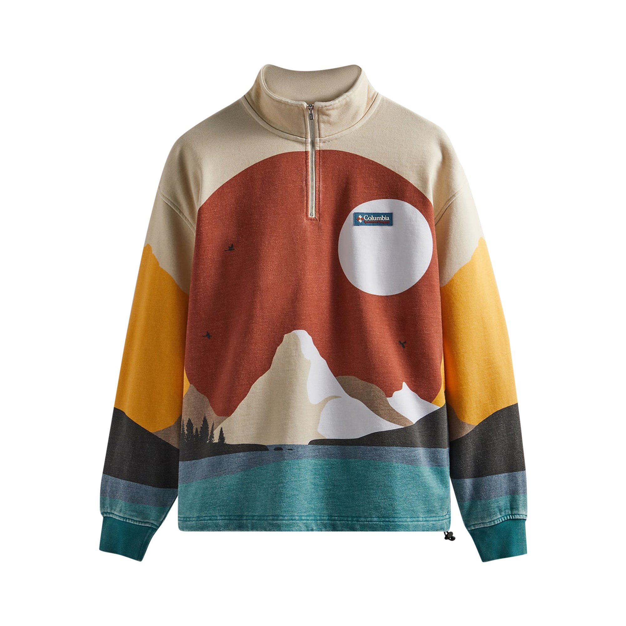 Buy Kith For Columbia Quarter Zip 'Sanguine' - KHM030463 810 | GOAT