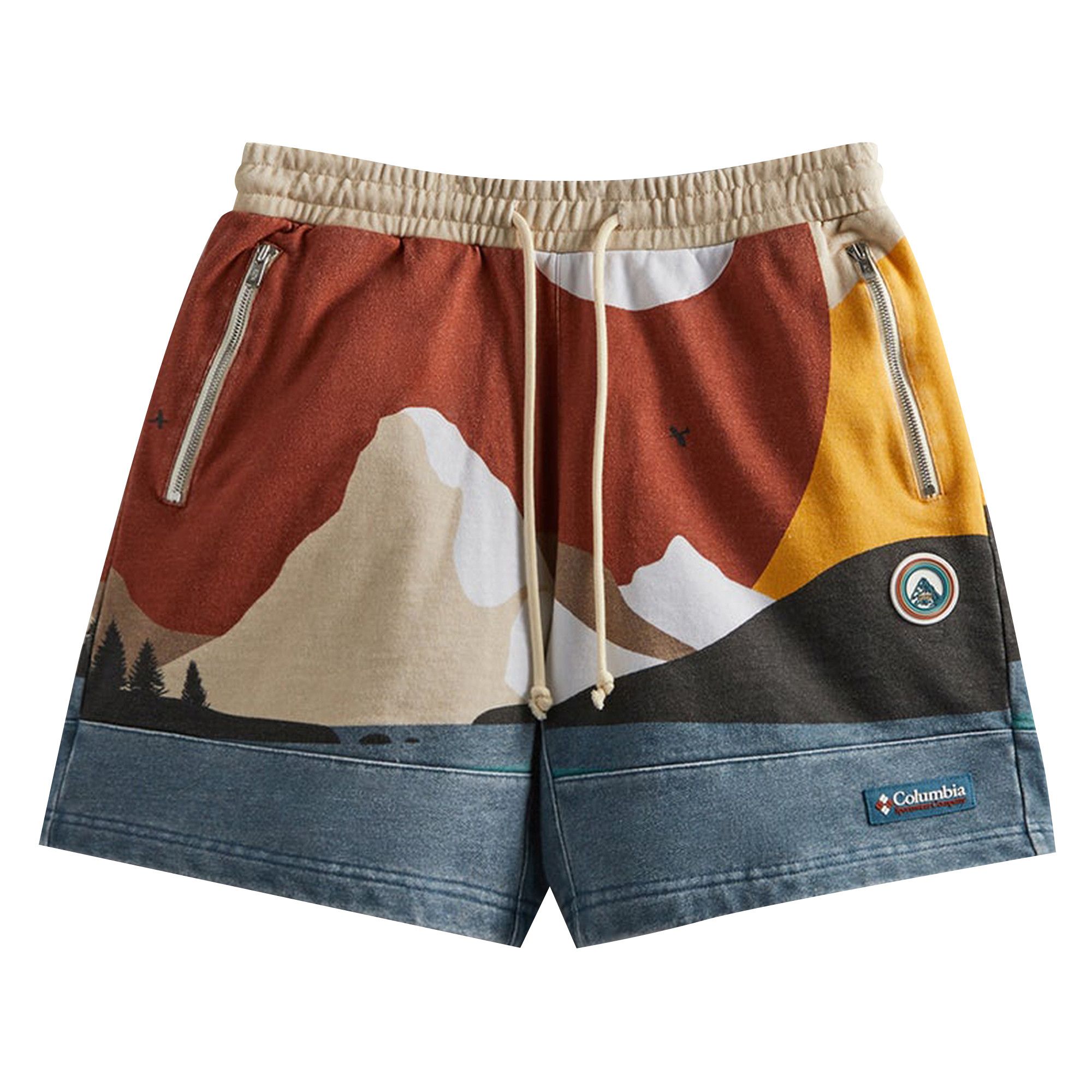 Buy Kith For Columbia Fleece Short Sanguine KHM060178 810