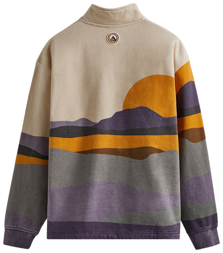 Kith For Columbia Quarter Zip Cyber Purple