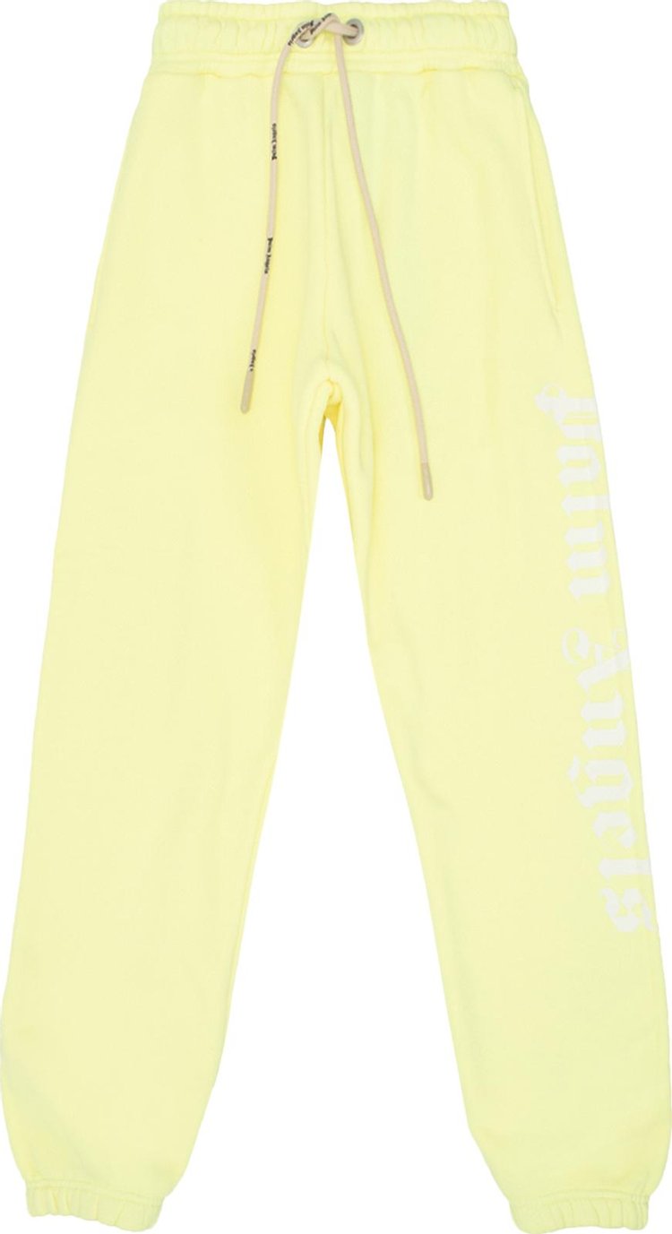 Palm Angels GD Logo Sweatpants 'Yellow Fluo'