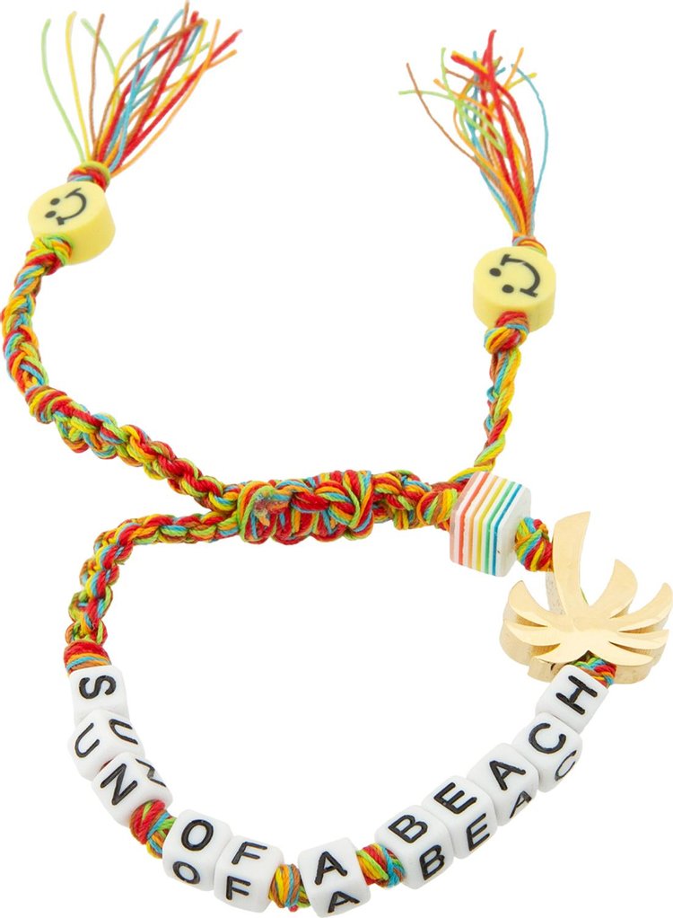 Palm Angels Soab Rainbow Bracelet MulticolorBlack