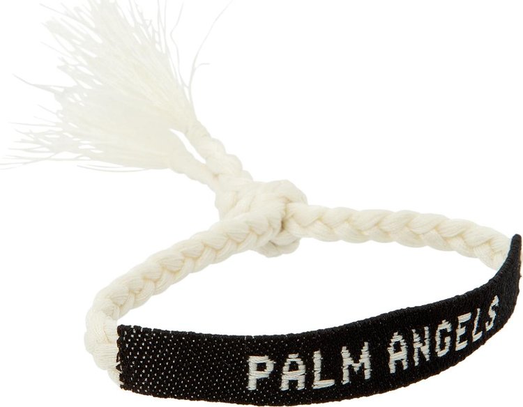 Palm Angels Logo Bracelet 'Black/Off White'