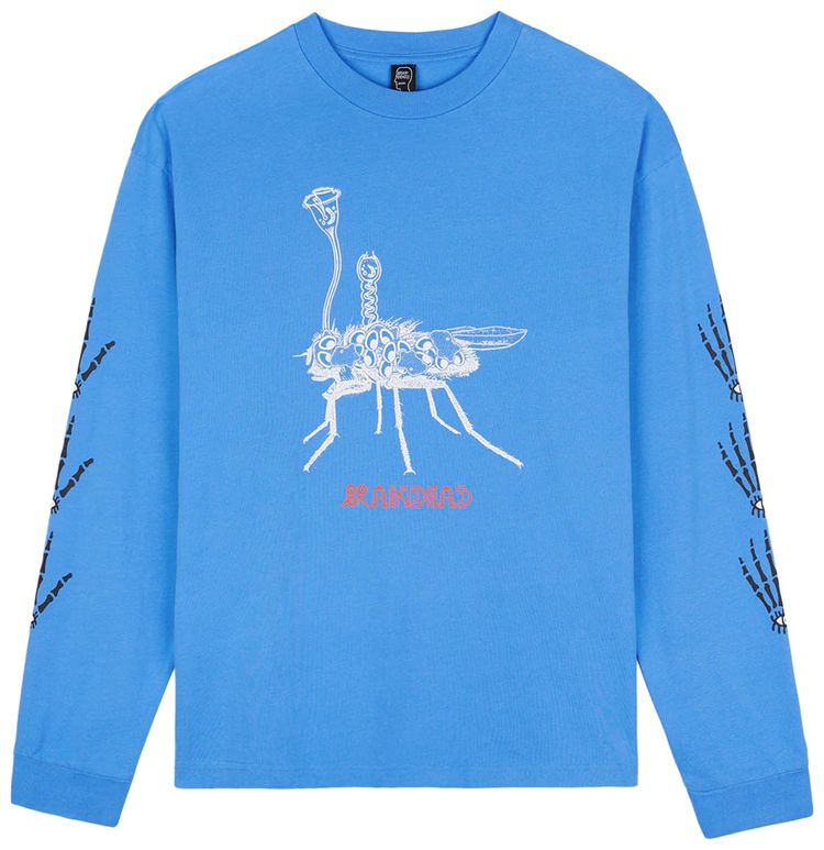 Brain Dead Worm In The Apple Long Sleeve Blue