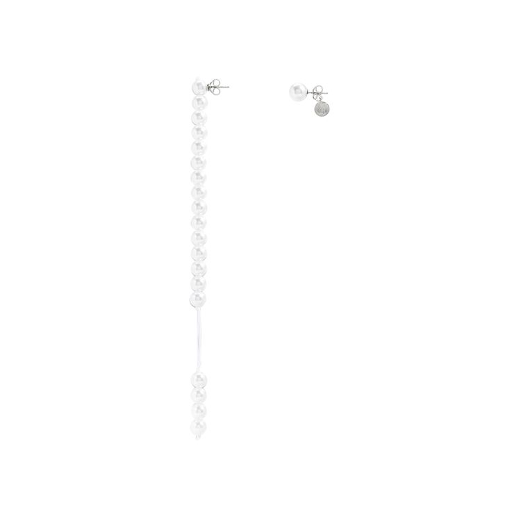 MM6 Maison Margiela Earings PalladioWhite