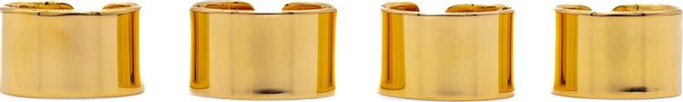 MM6 Maison Margiela Ring 'Yellow Gold Polished'