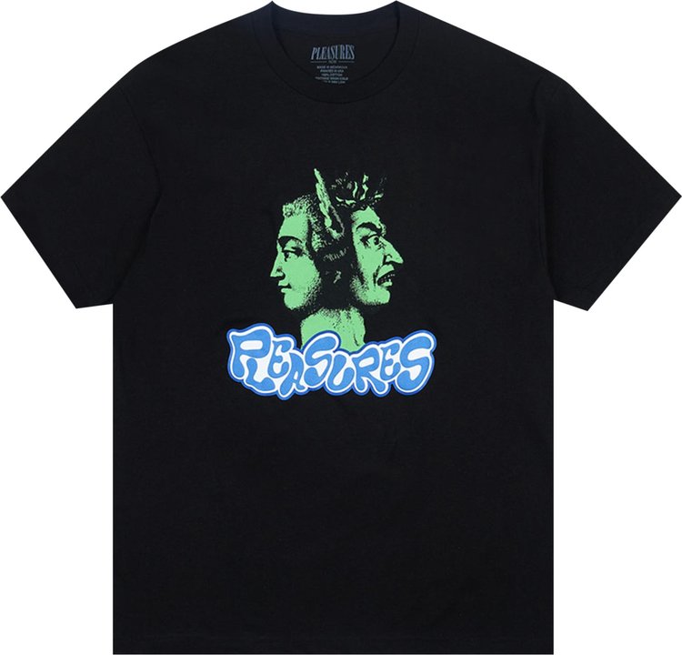 Pleasures Two Face T Shirt Black