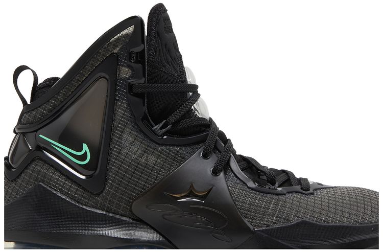 Nike LeBron 19 GS Black Green Glow