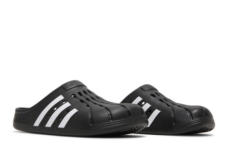 adidas Adilette Clog Black Cloud Size 8 White‎ Black Slip On GZ5886 Sandals adidas Adilette Clog Black Cloud Size 10 White Black Slip On  main image 2