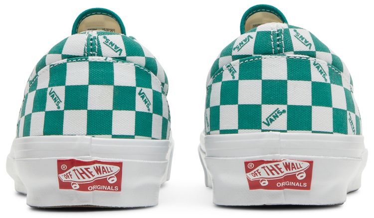 Vans OG Era LX Checkerboard Logo   Cadmium Green