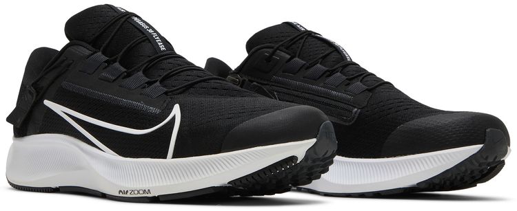 Nike Air Zoom Pegasus 38 FlyEase Extra Wide Black White