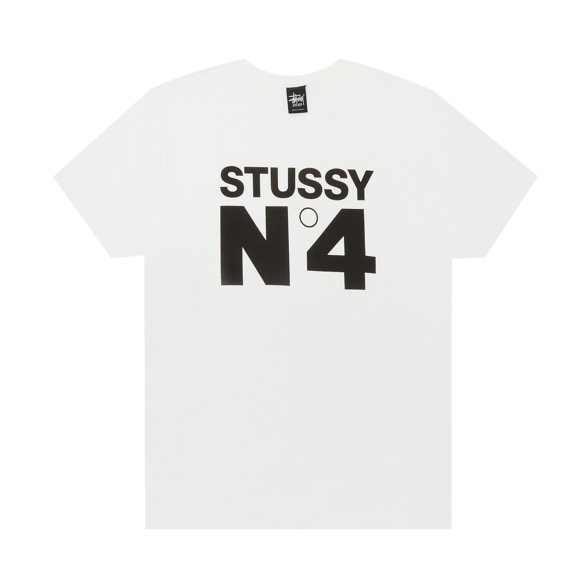 Buy Stussy No. 4 Tee 'White' - 1903433 WHIT | GOAT