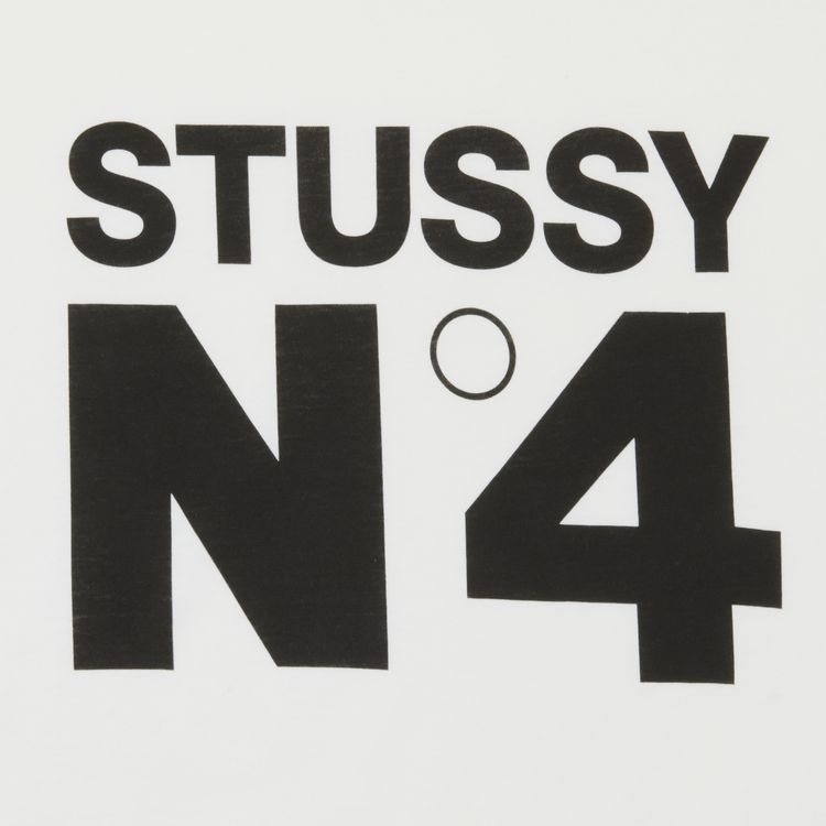 Stussy No 4 Tee White