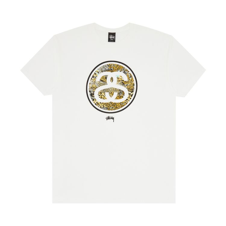 Stussy Cheetah Link Tee White