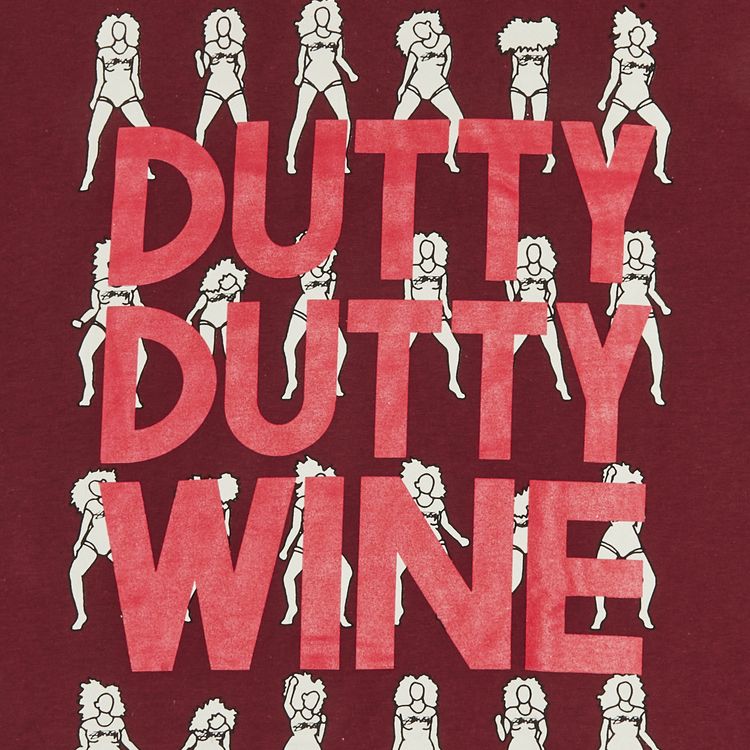 Stussy Dutty Dutty Tee Dark Red