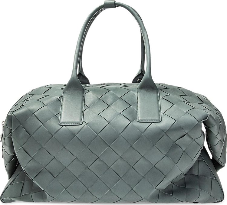 Bottega Veneta Intrecciato Weave Duffle Bag 'Grey'