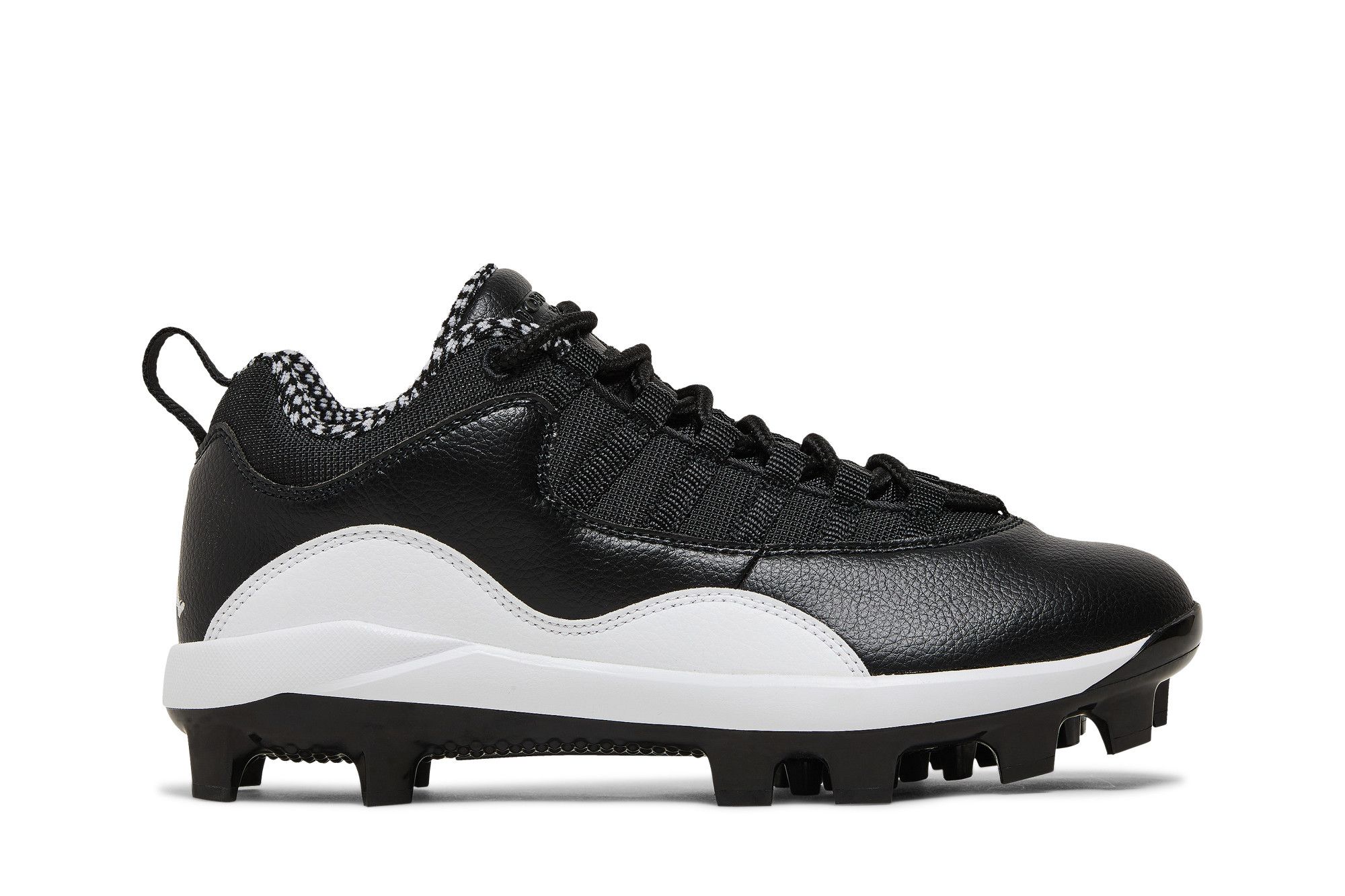 Black and white jordan 10 online