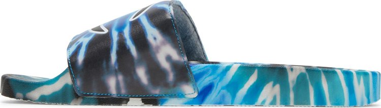 IPO Slide Tie Dye   Blue Black