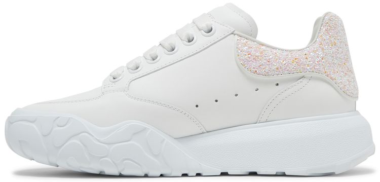 Alexander McQueen Wmns Court Trainer White Pink Glitter