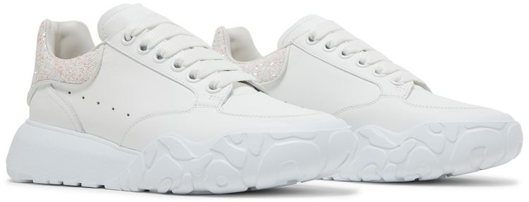Alexander McQueen Wmns Court Trainer White Pink Glitter