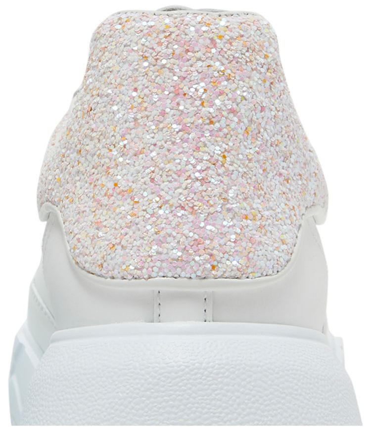 Alexander McQueen Wmns Court Trainer White Pink Glitter