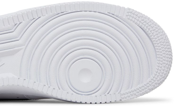 Nike Air Force 1 07 Cut Out Swoosh   White Black