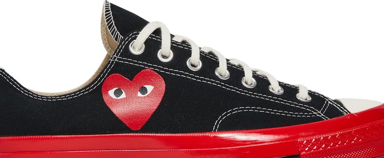 Comme des Garcons Play x Chuck 70 Low Black Red