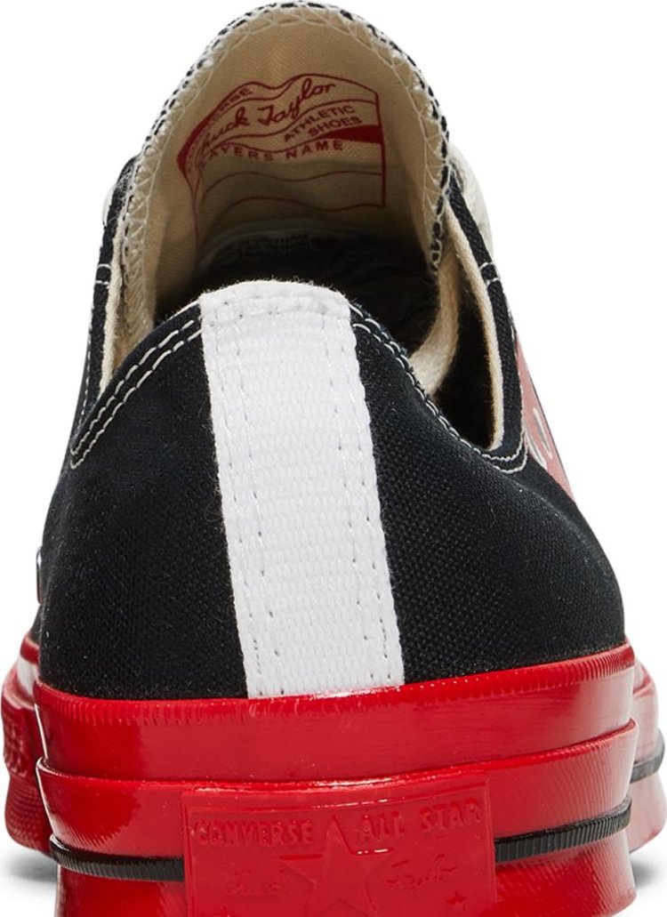 Comme des Garcons Play x Chuck 70 Low Black Red