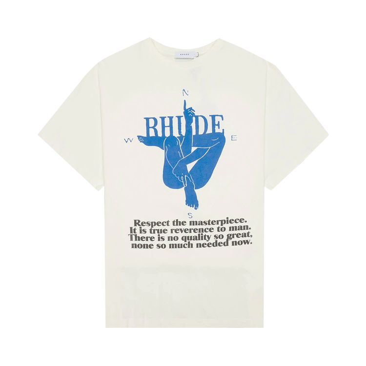 Rhude Compass Tee Vintage White