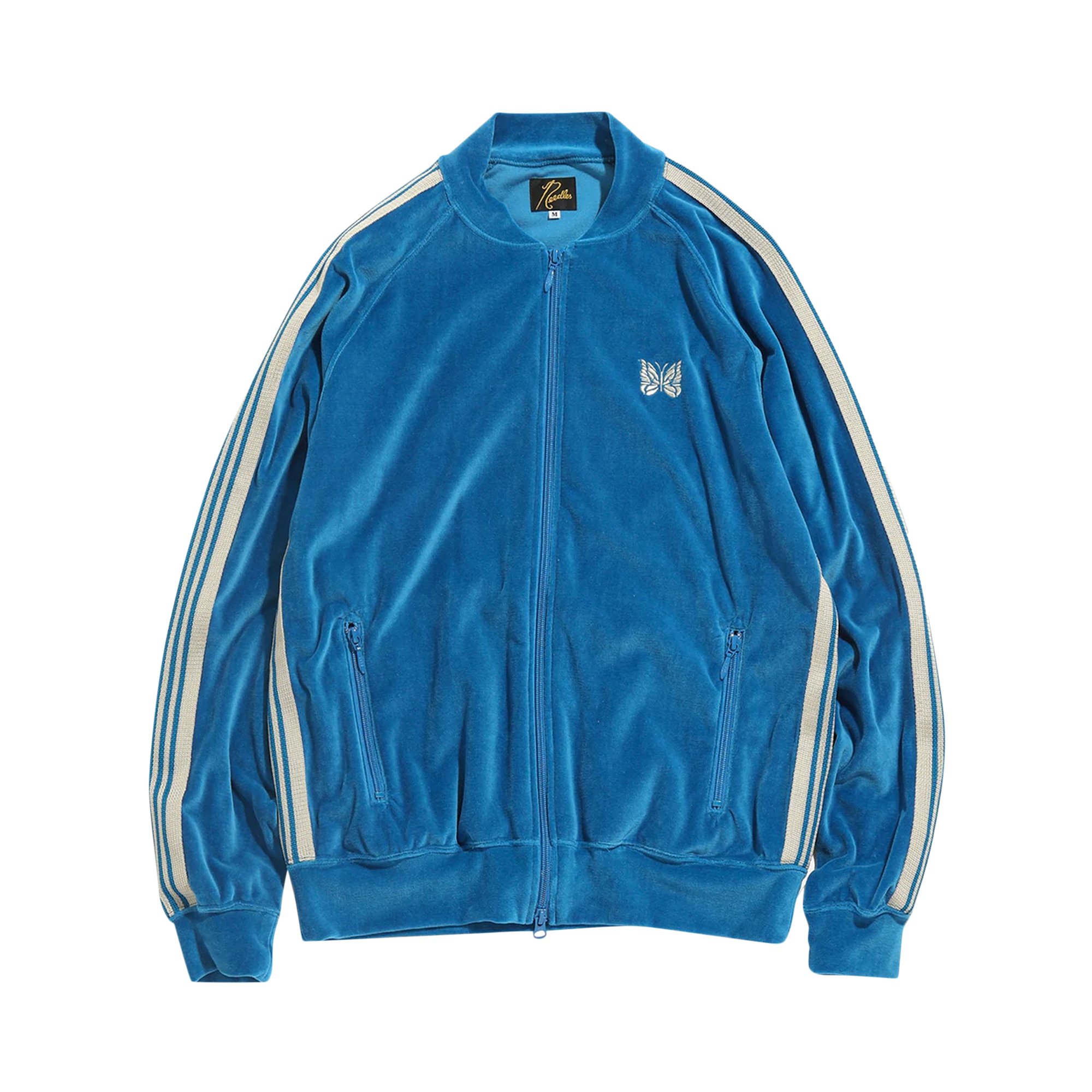 Buy Needles Track Jacket C/PE 'Blue' - KP225A BLUE | GOAT