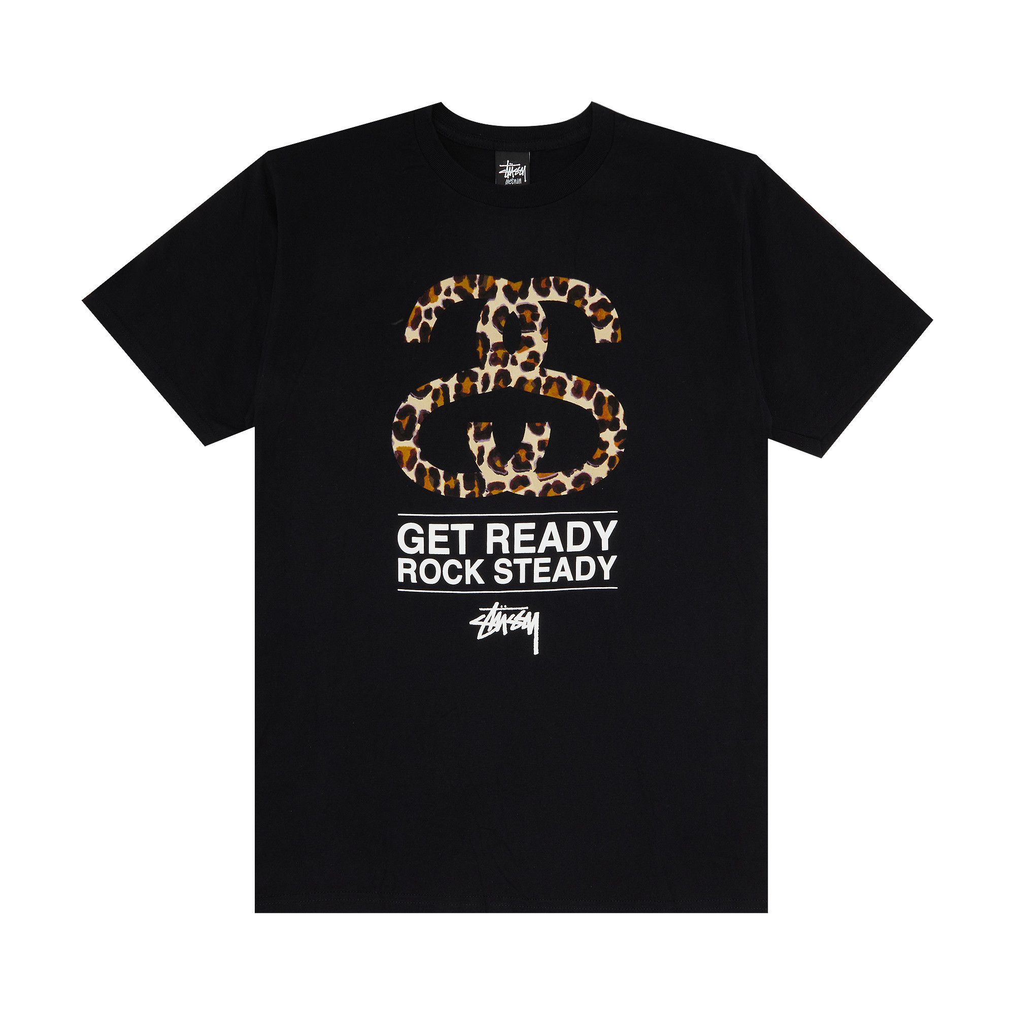 Buy Stussy SS Leopard Tee 'Black' - 1902969 BLAC | GOAT
