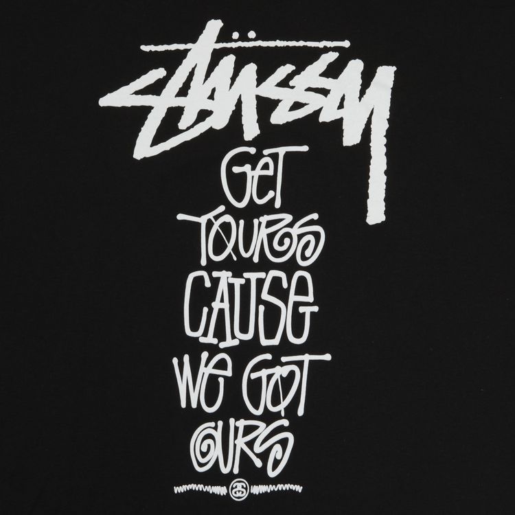 Stussy Get Yours Tee Black