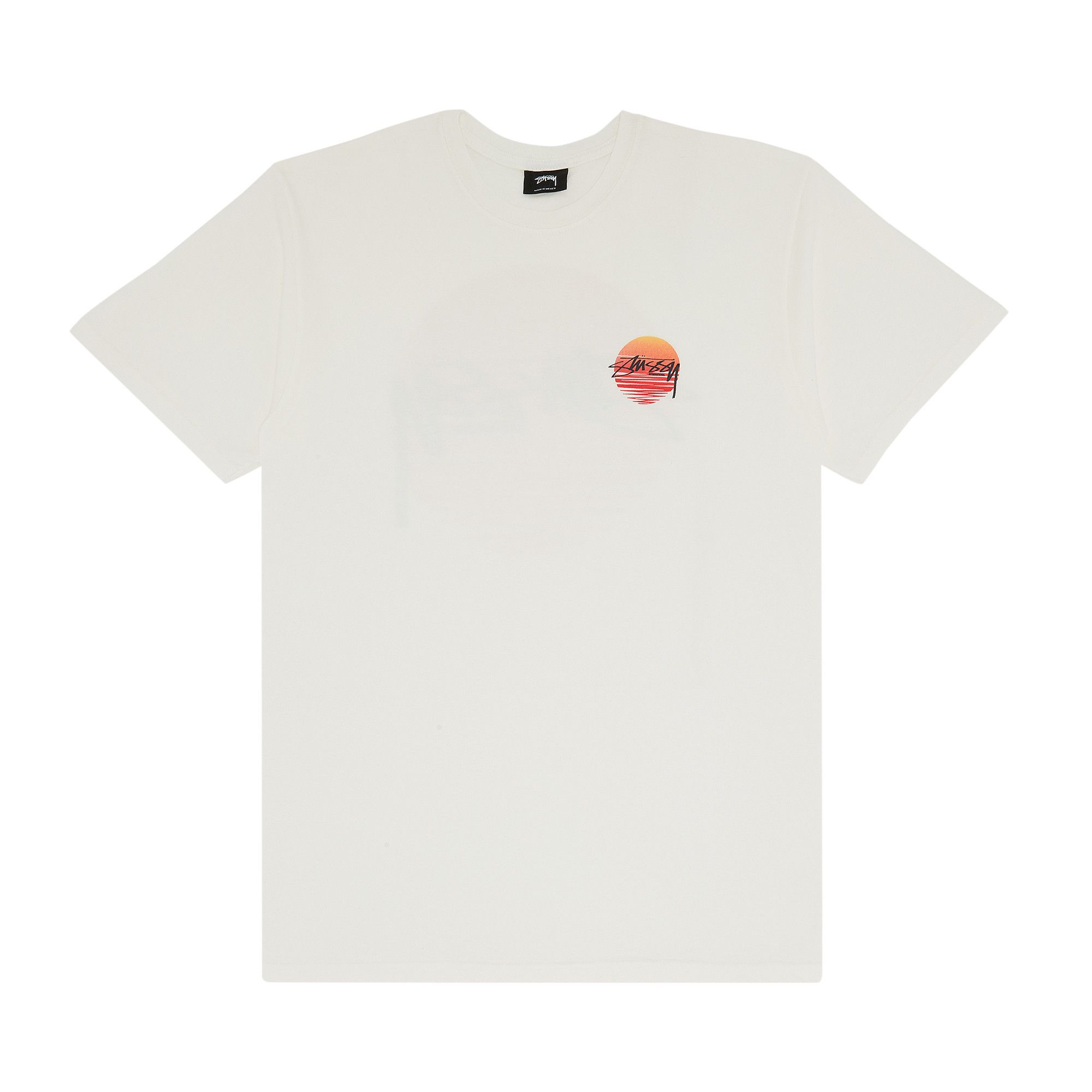 Buy Stussy Sunset Dot Pigment Dyed Tee 'White' - 1903935