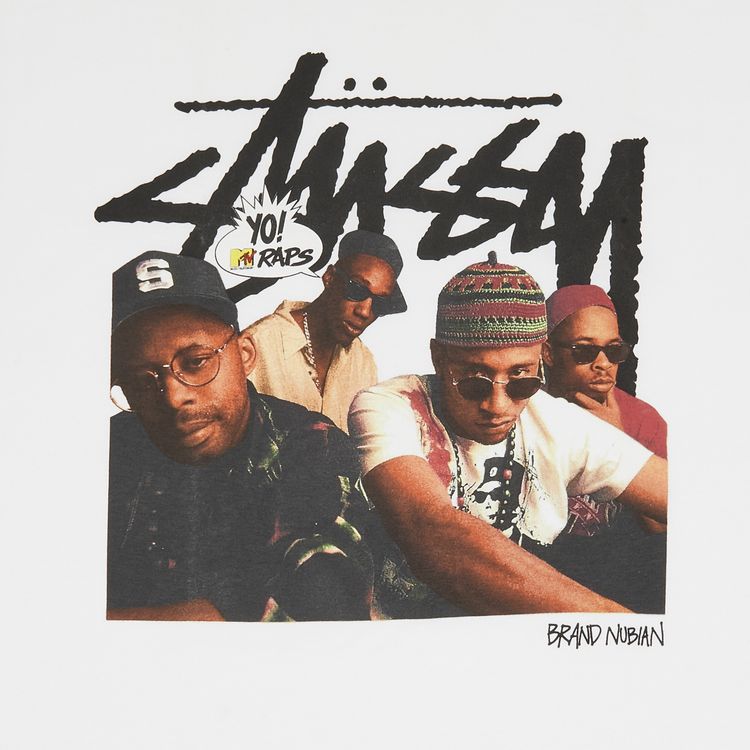 Stussy Brand Nubian Tee White