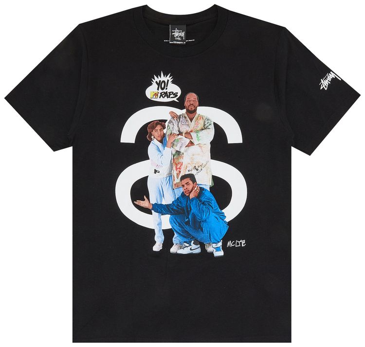 Stussy MC LYTE Tee Black