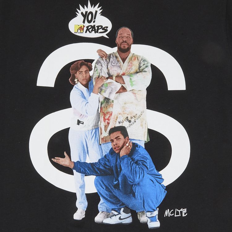 Stussy MC LYTE Tee Black