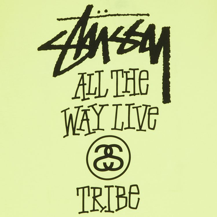 Stussy All The Way Live Tee Neon Yellow