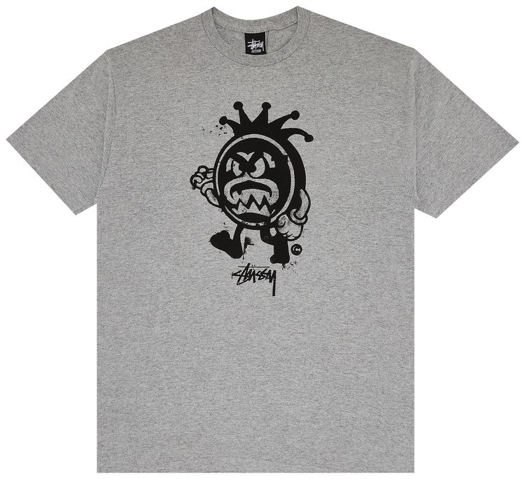 Stussy Link Man Tee Grey Heather