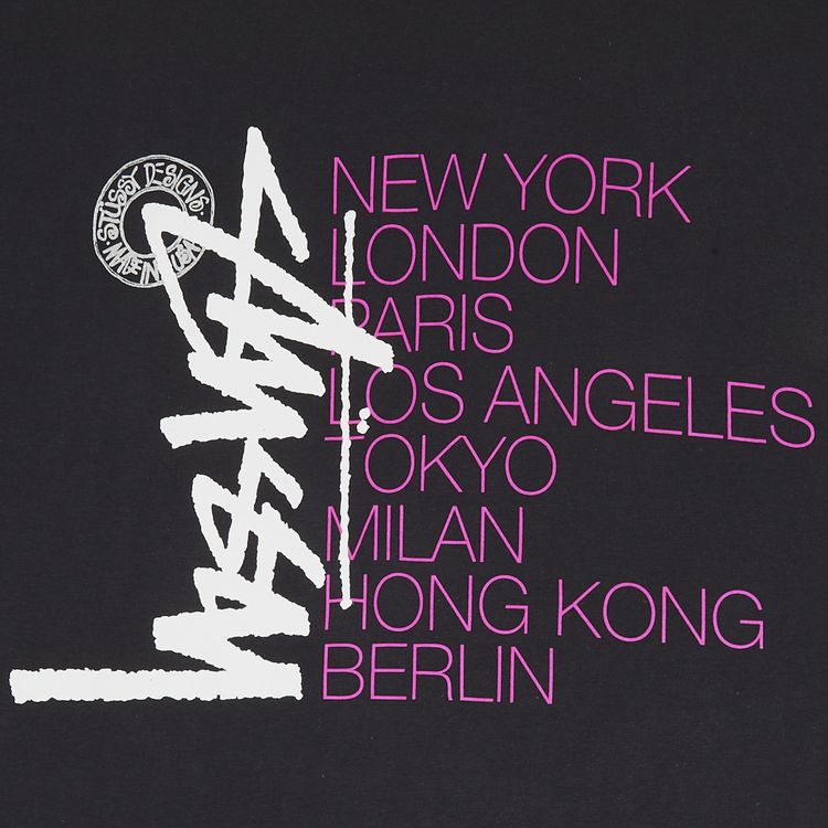 Stussy Buana Stack Tee Charcoal