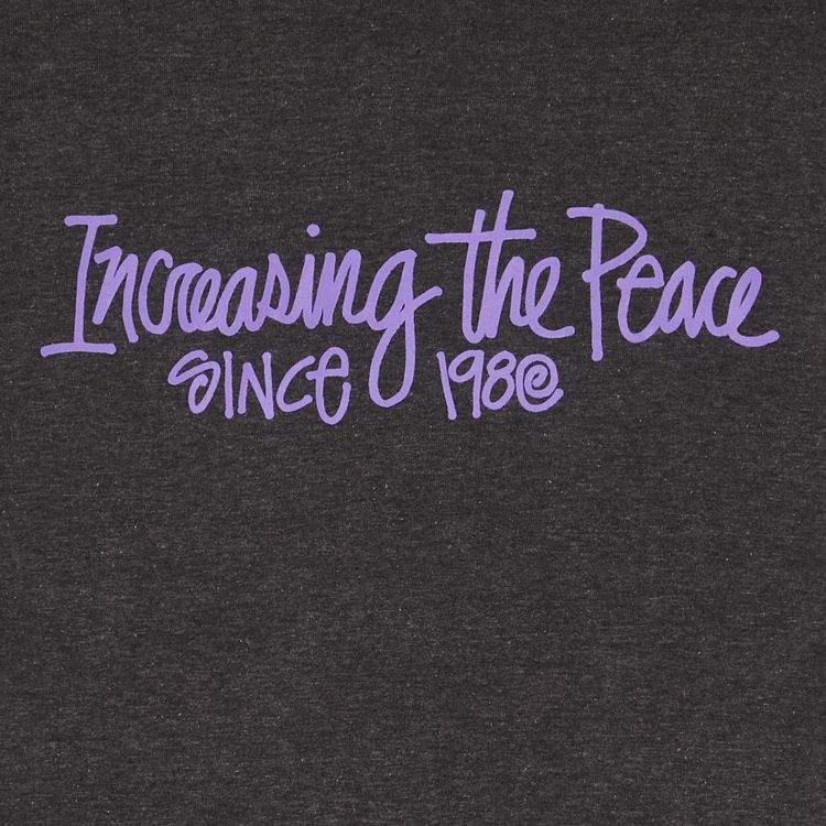 Stussy Gear Increasing The Peace Tee Dark Grey Heather