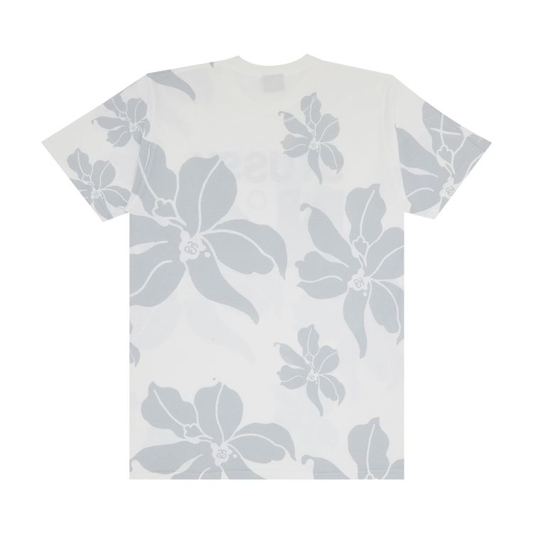 Stussy No 4 Flowers Tee White