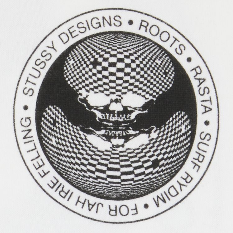 Stussy Skull Dot Tee White