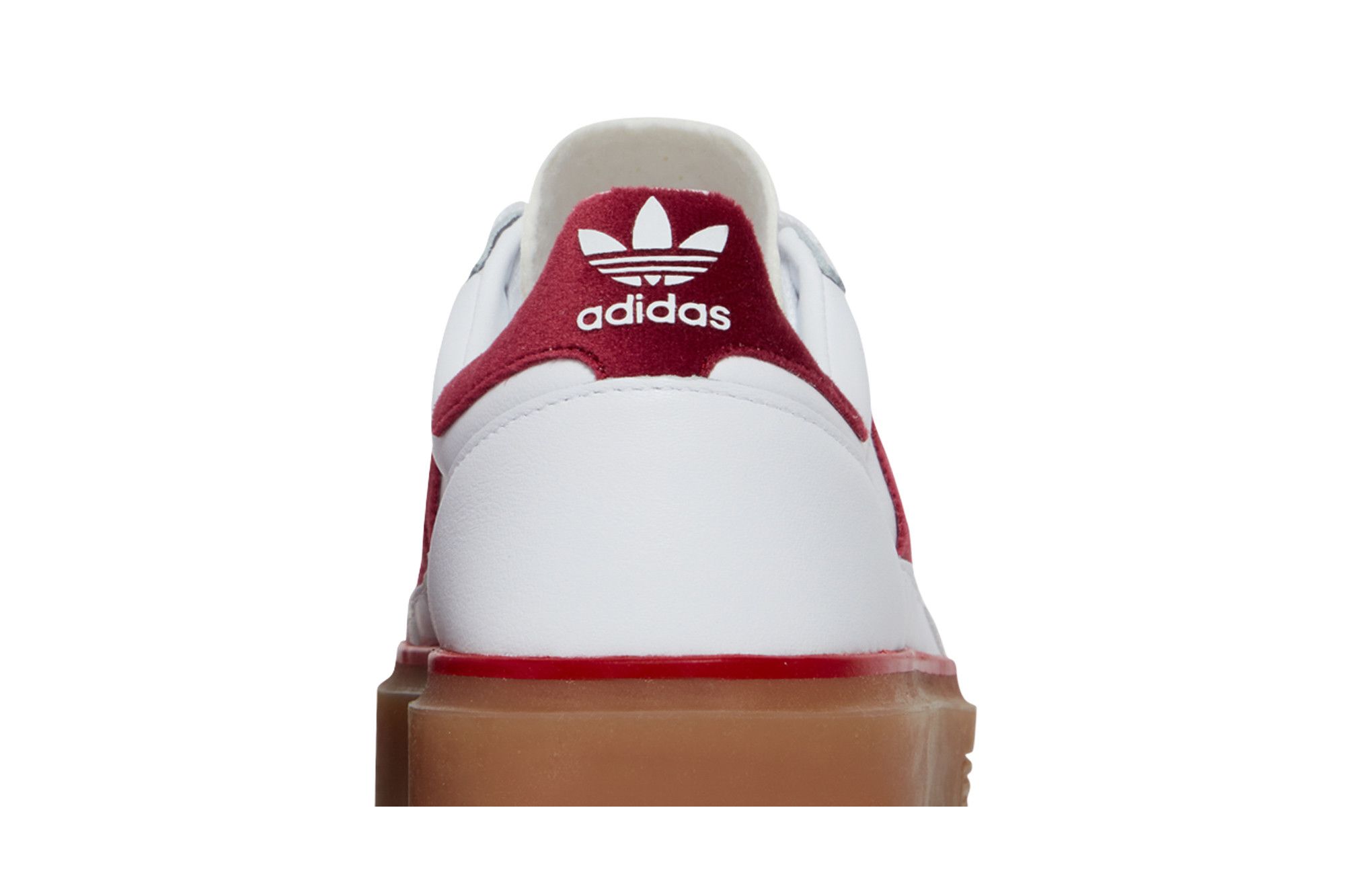 Adidas forest hills white burgundy hotsell