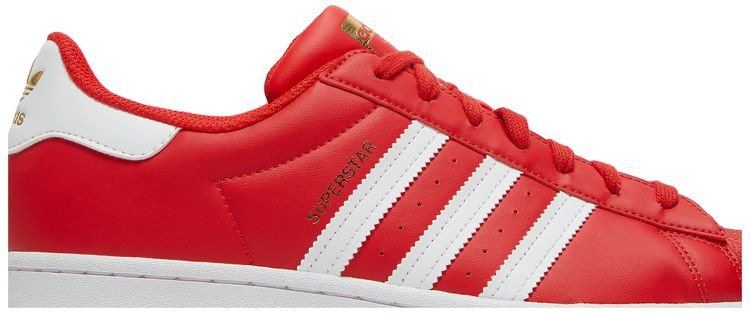 Adidas Superstar Red Cloud White