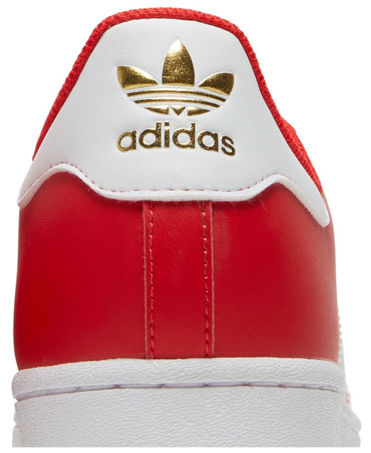 Adidas Superstar Red Cloud White