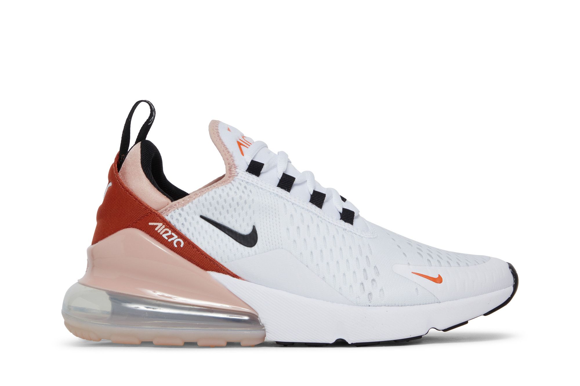 Size 10.0 Wmns Air Max 270 White Burnt Sunrise