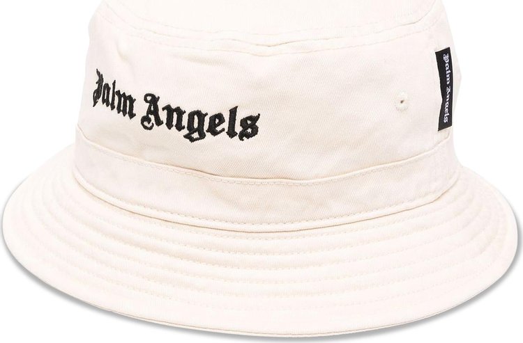 Palm Angels Classic Logo Bucket Hat 'Off White'