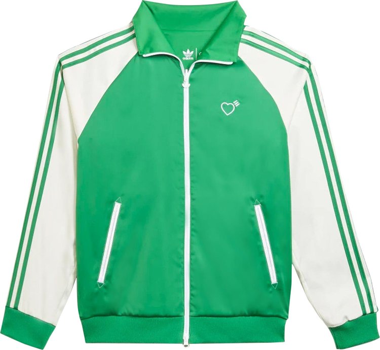 Buy adidas x Human Made Firebird Track Jacket 'Green' - GV4343 | GOAT